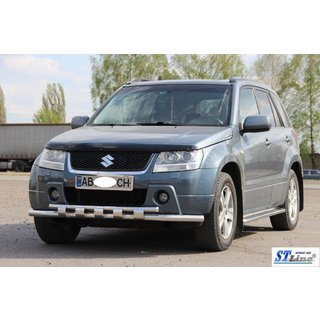 Voorste bullbar ST015 (RVS) Suzuki Grand Vitara 2005–2017 foto 2
