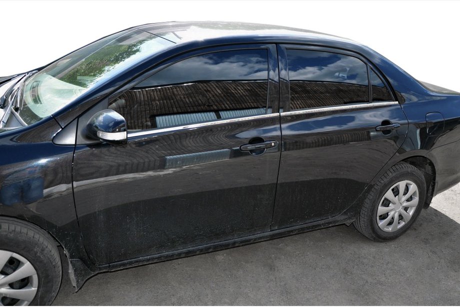 Toyota Corolla 2007–2013 Buiten raamomlijsting set (4-delig, RVS) Carmos - Turks staal Image