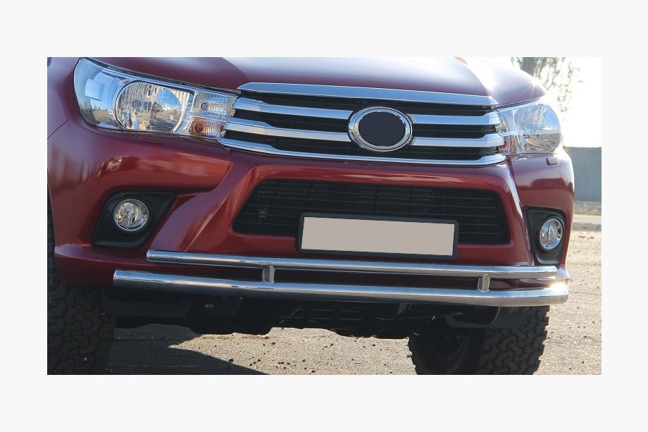 Toyota Hilux 2015– Frontbescherming ST018 (RVS) Foto 7