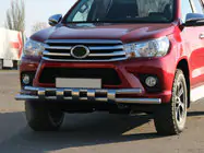 Toyota Hilux 2015– Voorbeschermbeugel ST015 (RVS) foto 1