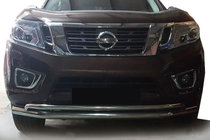 Nissan Navara/NP300 2016– Voorste beschermbeugel ST017 (RVS) foto 1