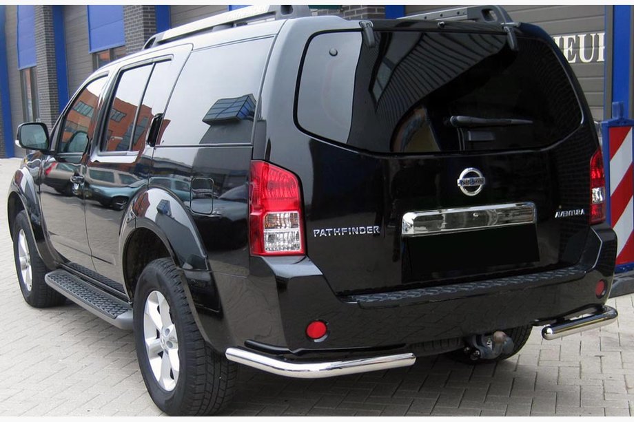 Nissan Pathfinder R51 2005–2014 Achterbeschermbeugel AK003 (RVS) Image