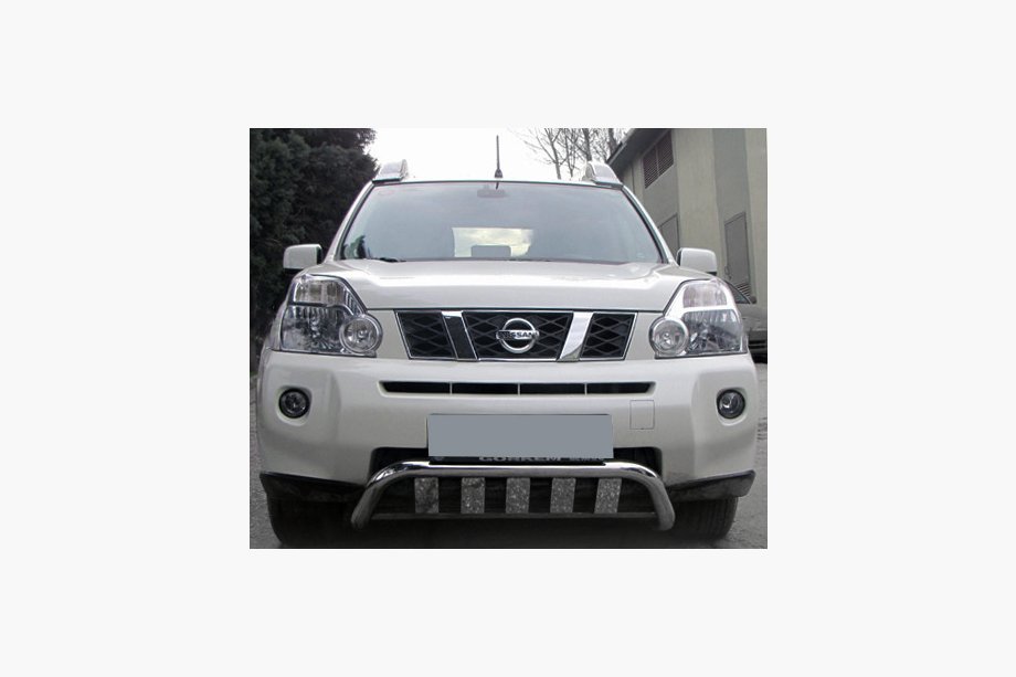Nissan X-trail T31 2007–2014 Frontbescherming WT009 (RVS) Image