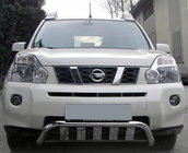 Nissan X-trail T31 2007–2014 Frontbescherming WT009 (RVS) foto 1