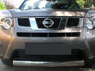 Nissan X-trail T31 2007–2014 RVS voorbescherming ST008-Oval foto 1