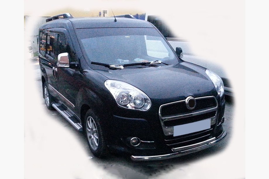 Opel Combo 2012–2018 Voorbeschermbeugel ST014 (RVS) 60/60 mm Image