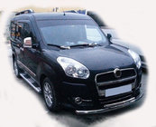 Opel Combo 2012–2018 Voorbeschermbeugel ST014 (RVS) 60/60 mm foto 1