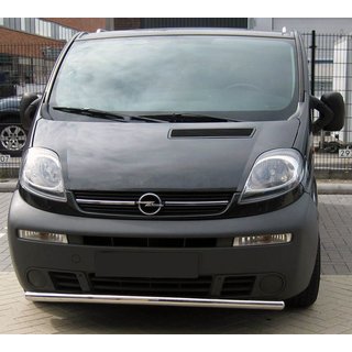 Frontbescherming ST008 (RVS) Opel Vivaro 2001–2015 foto 1