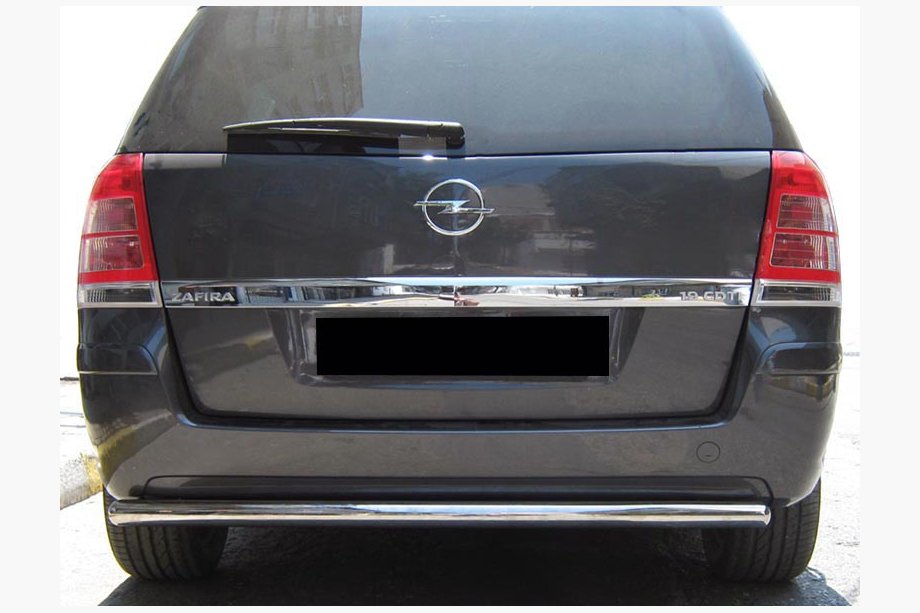 Opel Zafira B 2005–2011 Achterbeschermbeugel AK002 (RVS) Image