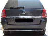 Opel Zafira B 2005–2011 Achterbeschermbeugel AK002 (RVS) foto 1