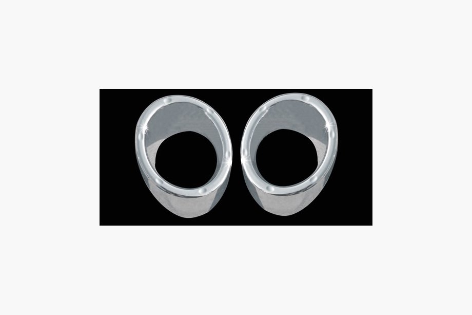 Toyota Highlander 2008–2013 Chroom sierlijsten voor de voorste mistlampen (set van 2, kunststof) Image