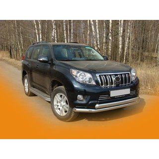 Voorbeschermbeugel ST014 (RVS) Toyota Land Cruiser Prado 150 2009–2023 foto 3