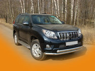 Toyota Land Cruiser Prado 150 2009–2023 Voorbeschermbeugel ST014 (RVS) foto 3