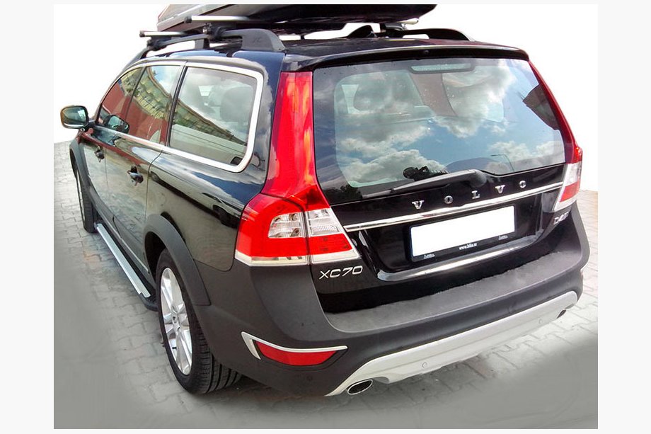 Volvo XC60 2009–2017 Rainbow zijtreden (set van 2, aluminium) Image