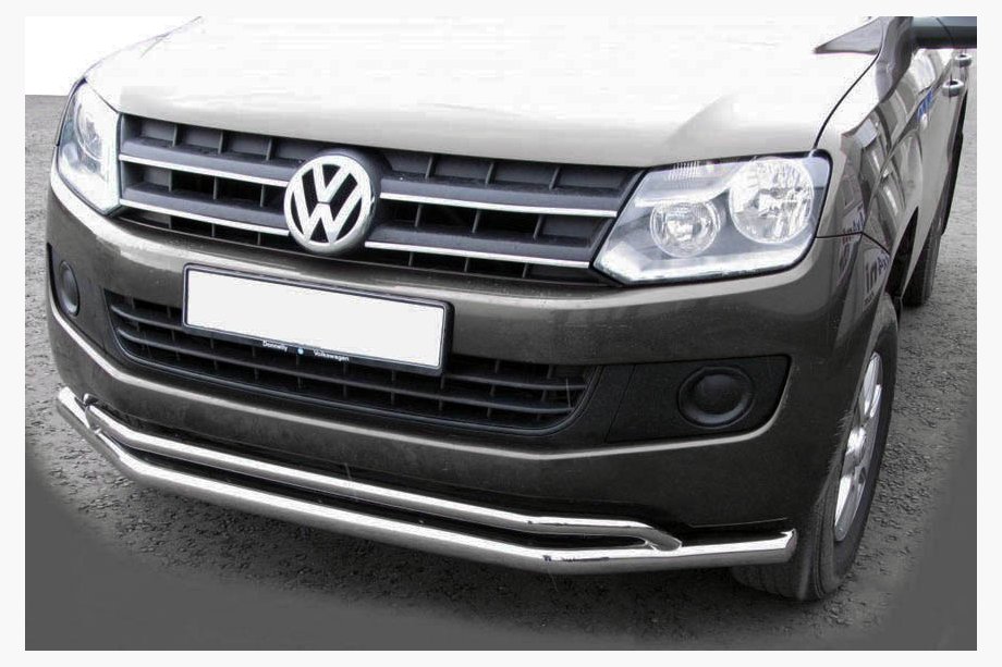 Volkswagen Amarok 2010–2022 Voorbeschermbeugel ST017 (RVS) 60 x 42 mm Image