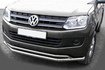 Volkswagen Amarok 2010–2022 Voorbeschermbeugel ST017 (RVS) 60 x 42 mm foto 1