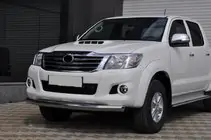 Toyota Hilux 2006–2015 Frontbescherming ST008 (RVS) foto 2