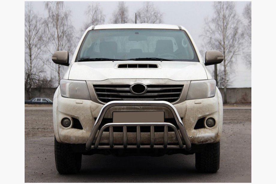 Toyota Hilux 2006–2015 Bullbar WT002 (RVS) Image