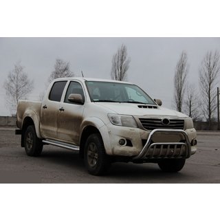 Bullbar WT002 (RVS) Toyota Hilux 2006–2015 foto 3
