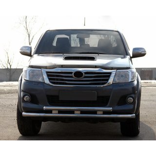 Voorbeschermbeugel ST014 (RVS) Toyota Hilux 2006–2015 foto 1