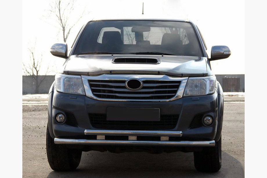 Toyota Hilux 2006–2015 Voorbeschermbeugel ST014 (RVS) Image