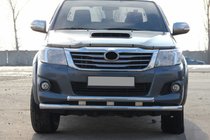 Toyota Hilux 2006–2015 Voorbeschermbeugel ST014 (RVS) foto 3