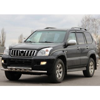 Voorste bullbar ST015 (RVS) Toyota Land Cruiser Prado 120 2002–2009 foto 1