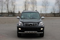 Toyota Land Cruiser Prado 120 2002–2009 Voorste bullbar ST015 (RVS) foto 2