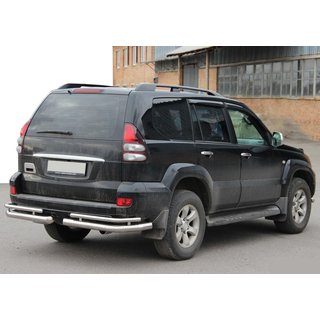 Achterste dubbele hoekstukken AK003-1 (2 st., RVS) Toyota Land Cruiser Prado 120 2002–2009 foto 4