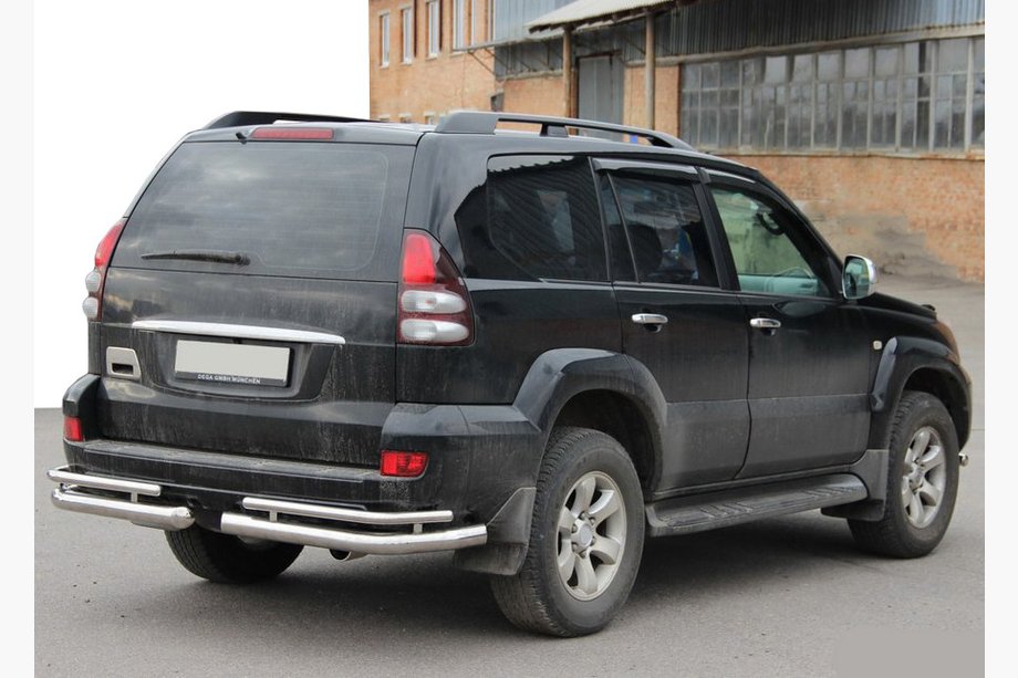 Toyota Land Cruiser Prado 120 2002–2009 Achterste dubbele hoekstukken AK003-1 (2 st., RVS) Foto 4