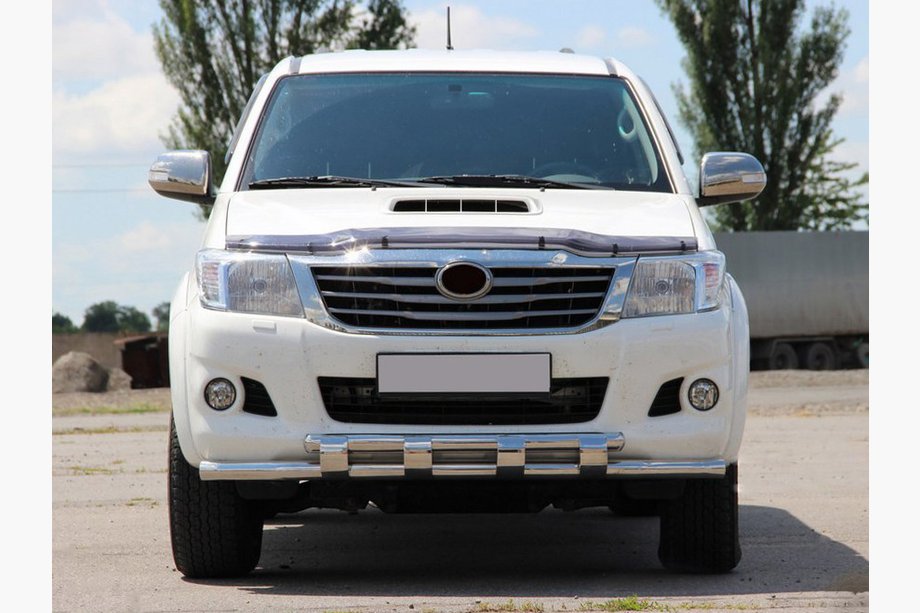 Toyota Hilux 2006–2015 RVS voorbumperbescherming ST015 Image