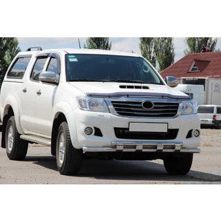 RVS voorbumperbescherming ST015 Toyota Hilux 2006–2015 foto 3