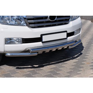 Voorste bullbar ST015 (RVS) Toyota Land Cruiser 200 2007–2021 foto 3