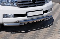 Toyota Land Cruiser 200 2007–2021 Voorste bullbar ST015 (RVS) foto 3