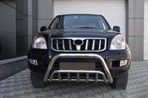 Toyota Land Cruiser Prado 120 2002–2009 Lage RVS bullbar WT002 foto 2