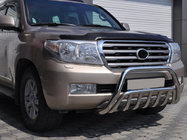 Toyota Land Cruiser 200 2007–2021 Voorste bullbar WT002 (RVS) foto 1
