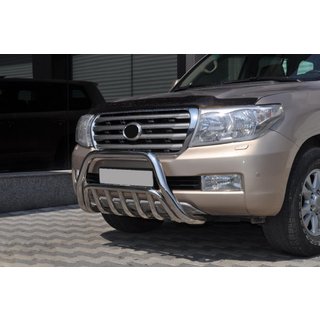 Voorste bullbar WT002 (RVS) Toyota Land Cruiser 200 2007–2021 foto 2