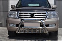 Toyota Land Cruiser 200 2007–2021 Voorste bullbar WT002 (RVS) foto 4
