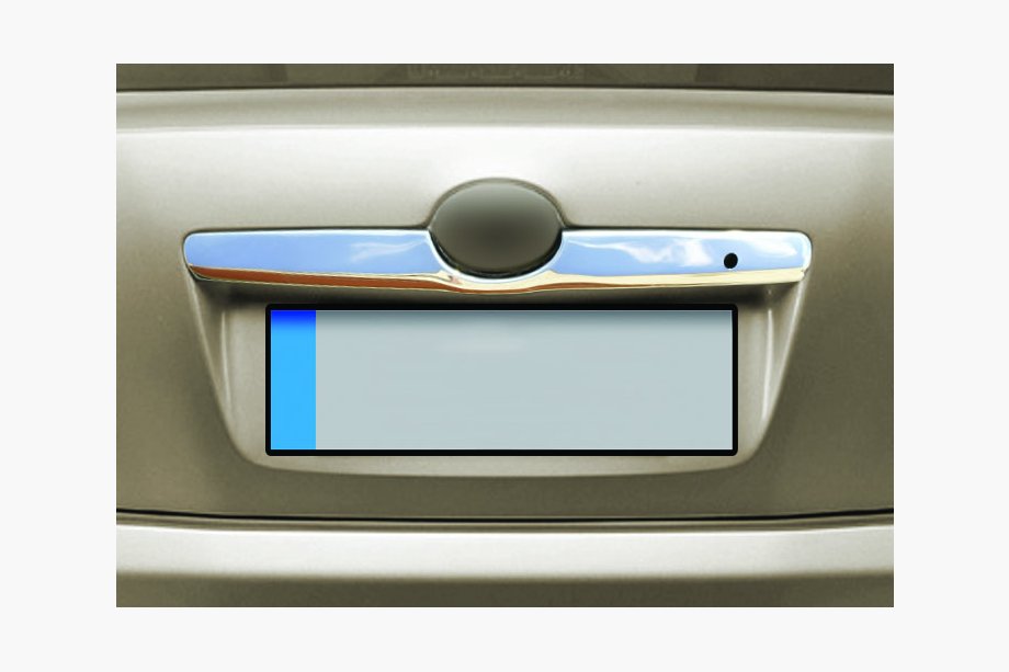 Toyota Camry 2006–2011 OPRUIMING! RVS sierlijst boven kenteken Image