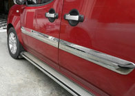 Fiat Doblo I 2005–2010 Deur sierlijst (brede uitvoering, 4 stuks, RVS) Carmos - Turks staal foto 3
