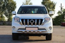 Toyota Land Cruiser Prado 150 2009–2023 Voorbeschermbeugel ST015 (RVS) foto 2