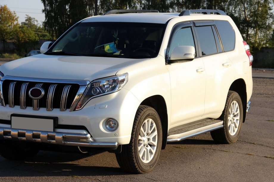 Toyota Land Cruiser Prado 150 2009–2023 Dorpelbescherming BB004 (set van 2, RVS) Foto 2