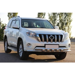Voorbeschermbeugel ST015 (RVS) Toyota Land Cruiser Prado 150 2009–2023 foto 4