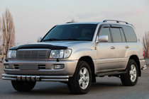 Toyota Land Cruiser 100 1998–2007 Voorste bullbar ST015 (RVS) foto 1