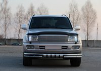Toyota Land Cruiser 100 1998–2007 Voorste bullbar ST015 (RVS) foto 2