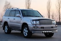 Toyota Land Cruiser 100 1998–2007 Voorste bullbar ST015 (RVS) foto 3