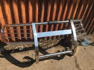Toyota Land Cruiser Prado 120 2002–2009 Gebruikte bullbar met koplampbescherming (origineel) foto 1