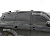 Toyota Land Cruiser Prado 120 2002–2009 Turkse dakrails grijs metallic Kunststof voetjes foto 1