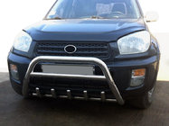 Toyota Rav 4 2001–2005 Bullbar WT003 (RVS) foto 1