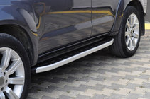 Toyota Fortuner 2006–2015 Fullmond side steps (2 stuks, aluminium) foto 1